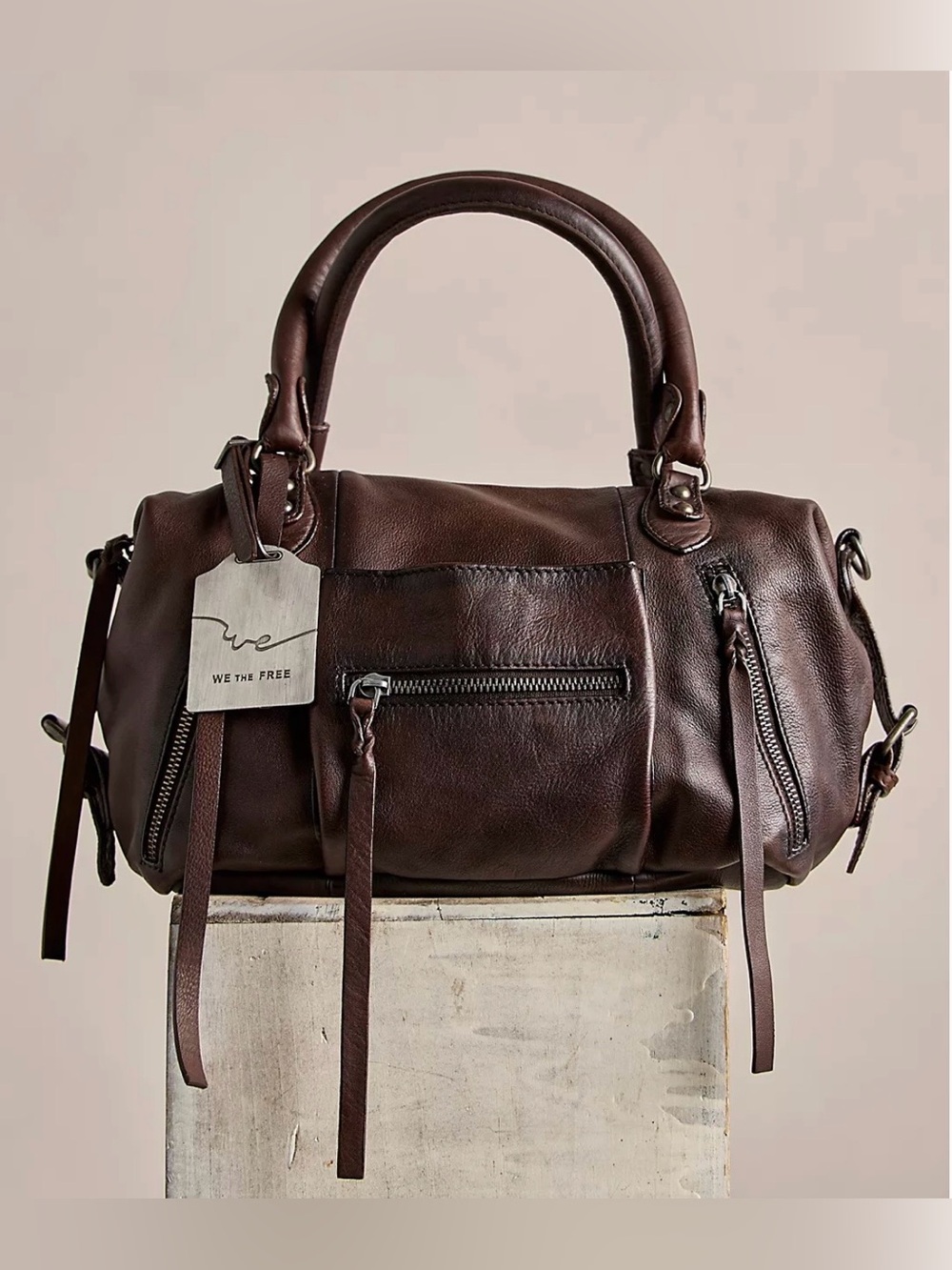 Free People We The Free Baby Emerson Tote Bag in -bitter bark-